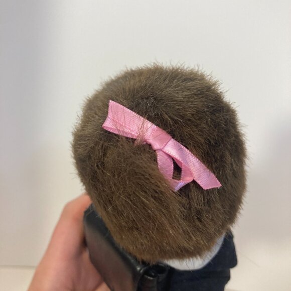 Monchhichi School Girl Uniform Sekiguchi Doll Toy Plush Japanese Monkey Tag - Picture 5 of 10